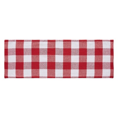 Annie Red Check Runner 12x36