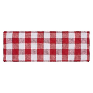 Annie Red Check Runner 12x36 - 1 of 3