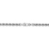 Black Bow Jewelry 4mm, 14k White Gold, Handmade Solid Rope Chain Necklace - 4 of 4