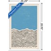 Trends International Geometric - Blue Framed Wall Poster Prints - 3 of 4