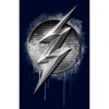Men's Zack Snyder Justice League The Flash Silver Logo Pull Over Hoodie - 2 of 4