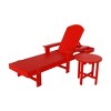 WestinTrends Dylan 2 Piece Adirondack Reclining Chaise Lounge With Arms - 3 of 4