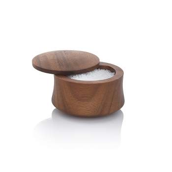 Robert's China and Gifts: Nambe Butterfly Wood Salad Bowl with Servers