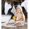 Burt's Bees Baby® Baby Girls' Set of 2 Little Ducks Hooded Towels - Yellow - 3 of 3