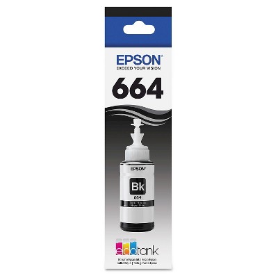 Epson Ecotank 664 Single Ink Bottle - Black (EPST664120)