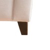 Argus Storage Bench - Ivory New Velvet - Christopher Knight Home: Upholstered Ottoman, Hardwood Frame - 3 of 3