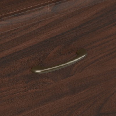 Modern Walnut L-Shaped Desk with Hutch and USB Hub