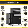 BSMTEK 8 Drawer Rolling Tool Chest Steel Tool Cabinet Lockable Garage Storage Organizer with Wheels - 2 of 4