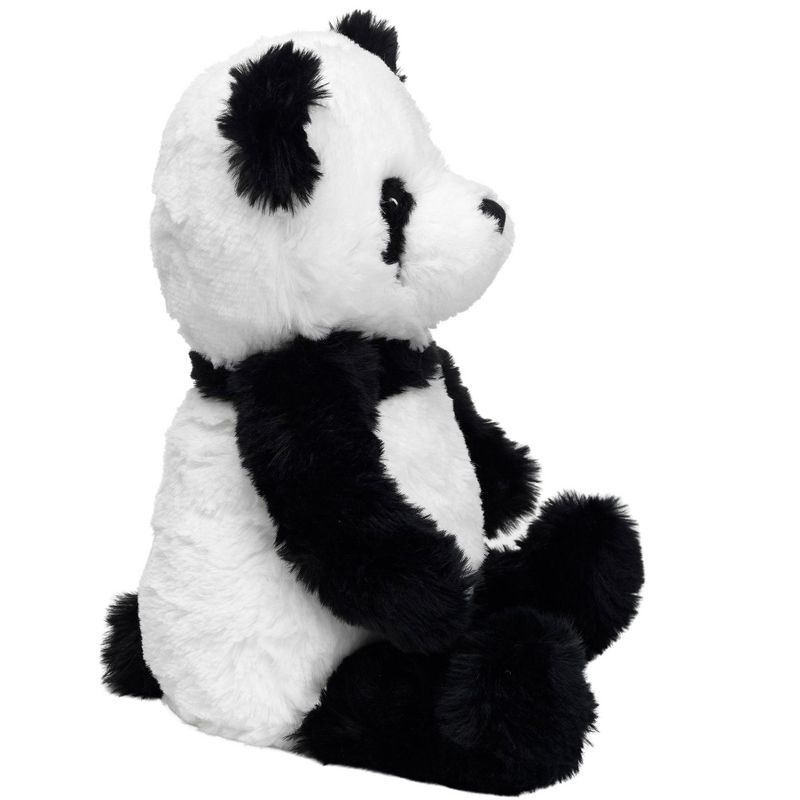 Lambs & Ivy Wild Life Black/White Plush Panda Bear Stuffed Animal Toy - Lucky, 3 of 7