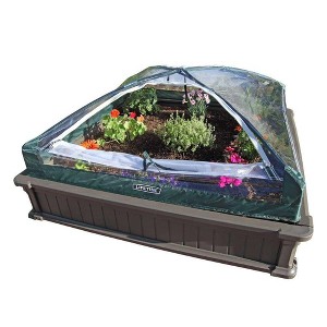 Lifetime Raised Garden Bed Kit,2 Beds, 1 Enclosure (60053) - 1 of 4
