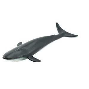 Whale, Blue Whale, Marine Mammal, Rubber Animal, Realistic Toy Figure, Model, Replica, Kids, Hand Painted, Gift,    4 Inches   CH448 BB114 - 1 of 4
