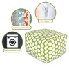 Majestic Home Goods,Ottoman Pouf Polka Dot (Large) - 2 of 4