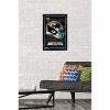 Trends International NFL Jacksonville Jaguars - Neon Helmet 23 Framed Wall Poster Prints - 2 of 4
