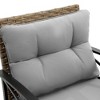 CAVINAS Outdoor Sofa Set, Rattan Patio Couch Sets with Cushions, Modern Outdoor Patio Conversation Sets for Backyard, Garden - 4 of 4