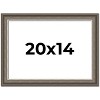 PosterPalooza | Weathered Black Picture Frame - UV Acrylic, Backing Board, Hanging Hardware Included - 2 of 4