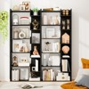 Tangkula 6-tier Bookshelf Bookcase w/ Anti-Tip Kits Home Wood Organizer Free-standing Room Divider Display Shelf - 3 of 4