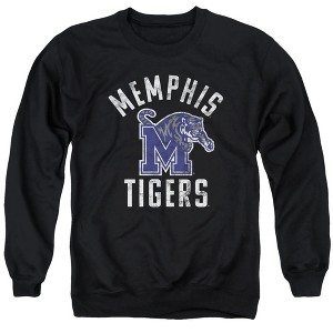 Campus Lab University of Memphis Official Memphis Tigers Logo Unisex Adult Crewneck Sweatshirt - 1 of 4