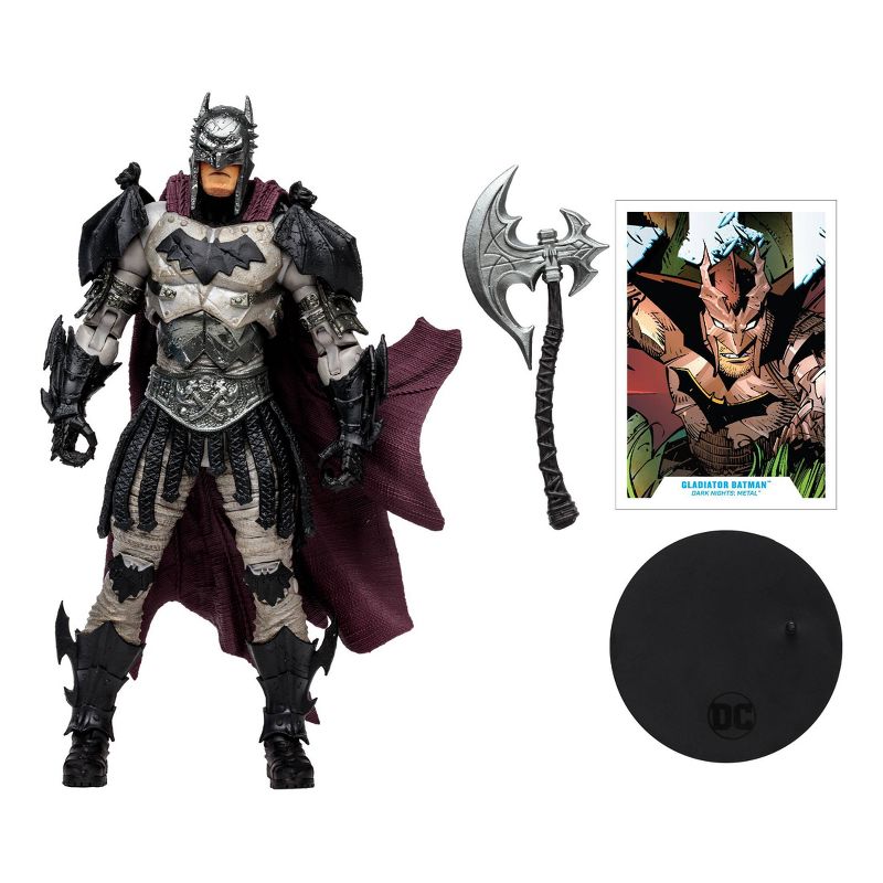 DC Comics Multiverse Gladiator Batman (Dark Knights: Metal) Action Figure, 4 of 12