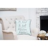 C&F Home 18" x 18" Beach "The Sand May Brush Off, The Salt May Wash Away But The Memories Will Last Forever" Accent Throw Pillow - 3 of 4