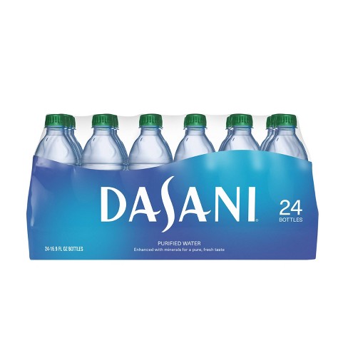 Dasani Purified Water - 24pk/16.9 Fl Oz Bottles : Target