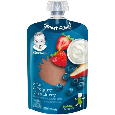 Gerber Toddler Food Fruit & Yogurt Very Berry - 3.5oz