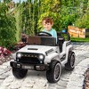 12V Kids Ride on Truck Car,  Electric Vehicles with Remote Control, Spring Suspension, Lights, Music, Battery Powered Ride on Toy for Boys Girls - 2 of 4