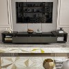 FUFU&GAGA Modern Minimalist TV Cabinet with Storage Expandable Entertainment Centre - image 2 of 4