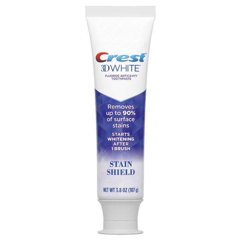 Crest 3D White Advanced Stain Shield Teeth Whitening Toothpaste - 3.8oz, 3 of 12