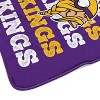 NFL Minnesota Vikings Repeat Refresh Wordmark Flannel Fleece Throw Blanket - 3 of 3