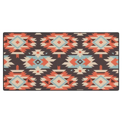 Emanuela Carratoni Boho Ikat Desk Mat - Deny Designs