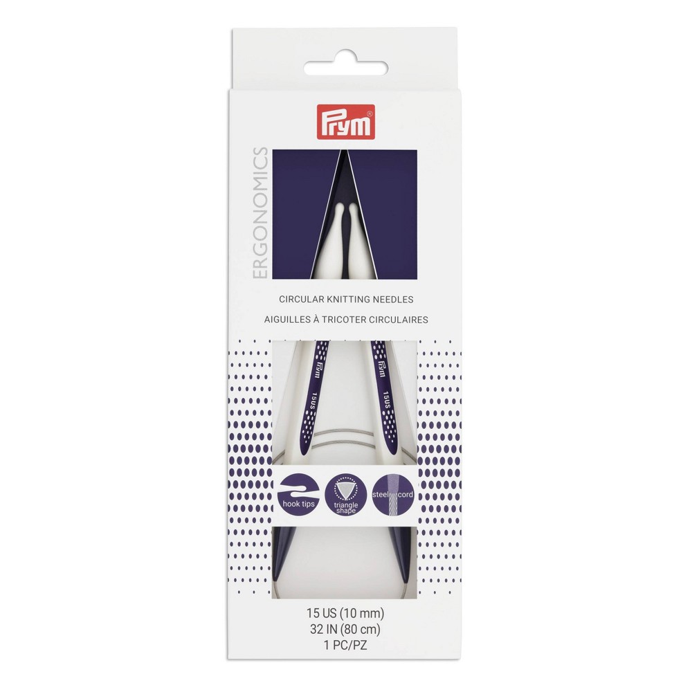 Photos - Accessory Prym 10mm Ergonomic Circular Knitting Needles 