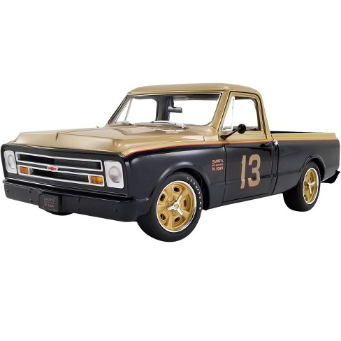 1967 Chevrolet C10 Pickup Shop Truck 13 Smokey Yunick Gold And Black Ltd Ed To 612 Pcs 1 18 Diecast Model Car By Acme Target