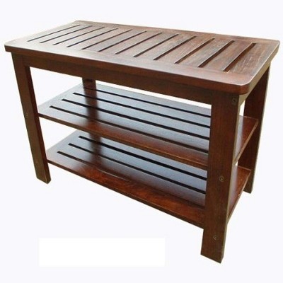 D-Art Collection Mahogany Michaela    Shoe Bench