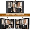 Aheaplus Set of 3 Freestanding Corner Closet System, 92'' Space-saving Closet Organizer with Drawers and Hanging Rods - 4 of 4