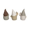 Transpac Resin Birch Gnome Figurine Set of 3 Christmas Home Decorations - 3 of 4