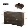 NicBex 6 Drawers Double Dresser for Bedroom,Chest of Drawers with Gold Metal Handle,Freestanding Dresser,Storage Dressers for Bedroom - 3 of 4