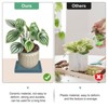 Unique Bargains Ceramic Durable Indoor Decorative Plant Saucer 2 Pcs - 4 of 4
