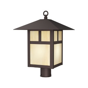 Livex Lighting Montclair Mission 1 - Light Post Light in  Bronze - 1 of 2