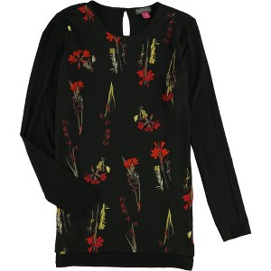 Vince Camuto Womens Floral Knit Blouse - 1 of 1