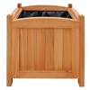 vidaXL Raised Bed Set of 4 Wooden Solid wood, PE lining 12x12x12 in - 2 of 4