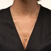 Bearfruit Jewelry Sterling Silver 18k Gold Plated Isla Cross Necklace - 2 of 4