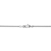 Black Bow Jewelry 1mm 14k White Gold Solid Round Parisian Wheat Chain Necklace - 4 of 4