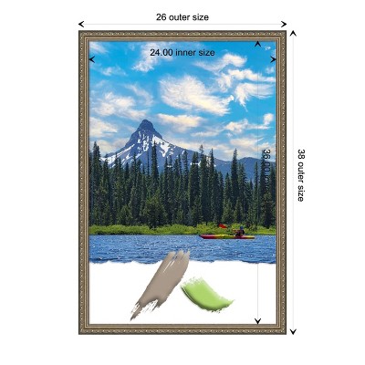 Parisian Silver Ornate Wood Wall Picture Frame