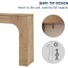 47" Long Console Table with Drawer, Wooden Rectangular Sofa Table Behind The Couch, Industrial Farmhouse Entryway Foyer Hallway Tables - 4 of 4