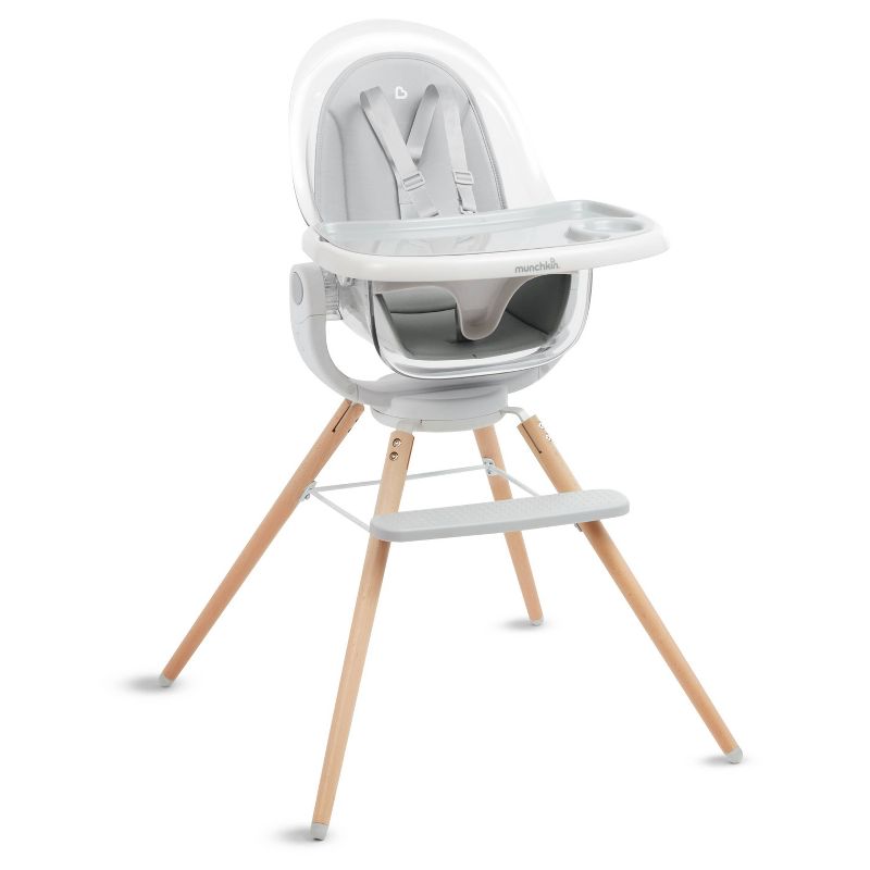 Munchkin Cloud Baby High Chair with 360&#176; Swivel - Clear, 3 of 18
