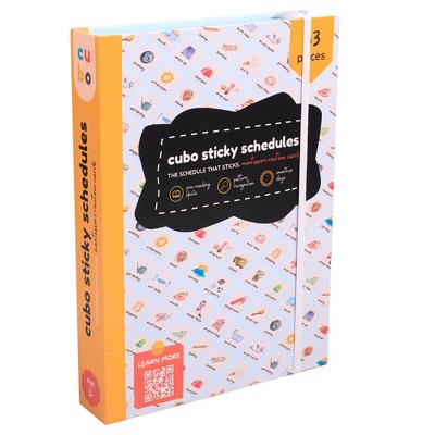 Cubo: Sticky Schedules Montessori Routine Cards Set