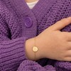 Girls' Small Round Tag ID Bracelet 14k Gold - In Season Jewelry - 3 of 4