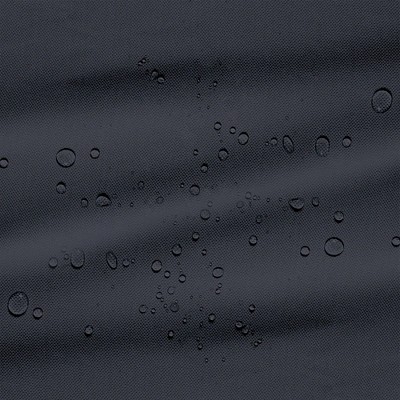 Black Water-Resistant Stand-Up Patio Heater Cover with Zippered Access