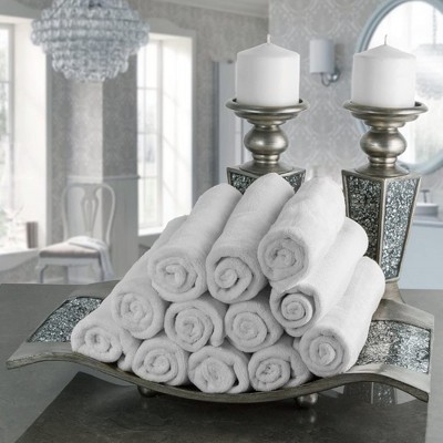 Silver Crackled Mosaic Polyresin Candlestick Set