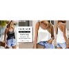 Ekouaer Silk Camisole Tops for Women Spaghetti Strap Tank Top Satin Cami Tops Crew Neck Silky Camis Basic Blose Shirt - 2 of 4